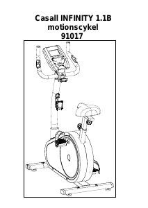Bruksanvisning Casall Infinity 1.1B Motionscykel