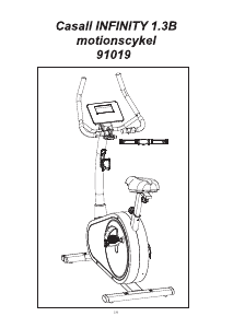 Bruksanvisning Casall Infinity 1.3B Motionscykel