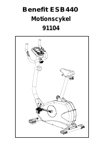 Bruksanvisning Benefit ESB440 Motionscykel