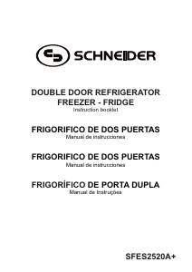 Manual de uso Schneider SFES 2520 Frigorífico combinado