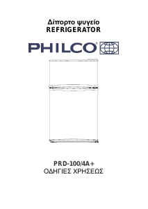 Manual Philco PRD 100/4A+ Fridge-Freezer