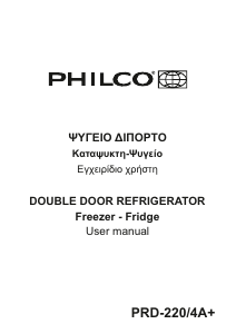 Manual Philco PRD 220/4A+ Fridge-Freezer