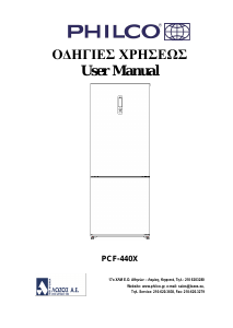 Manual Philco PCF 440 X Fridge-Freezer