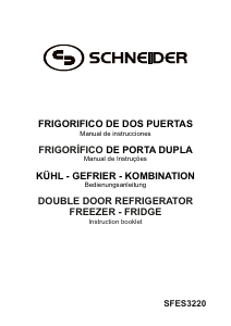 Bedienungsanleitung Schneider SFES 3220 Kühl-gefrierkombination