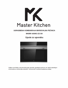 Priručnik Master Kitchen MKMW 45509C-ED BK Mikrovalna pećnica
