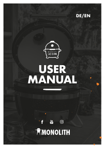 Manual Monolith ICON Barbecue