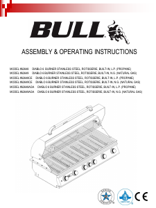 Handleiding Bull 62648CE Diablo 6 Barbecue