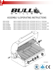Bruksanvisning Bull 47628 Angus 4 Utegrill