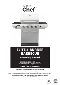 Manual MasterChef G45319 Barbecue
