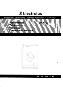 Käyttöohje Electrolux EW1165F Pesukone