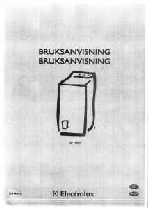 Bruksanvisning Electrolux EW1220T Tvättmaskin