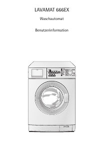 Bedienungsanleitung AEG LAV666EX Waschmaschine
