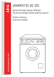 Kullanım kılavuzu AEG LAV81 Çamaşır makinesi