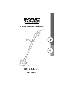 Mode d’emploi MacAllister MGT430 Coupe-herbe