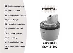 Handleiding Heru ESM 41107 IJsmachine