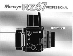 Manual Mamiya RZ67 Professional Camera
