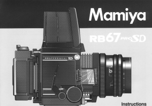 Handleiding Mamiya RB67 Pro SD Camera