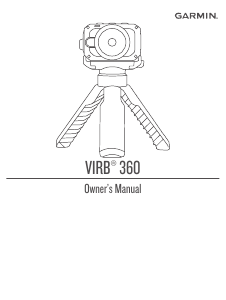 Manual Garmin VIRB 360 360 Camera