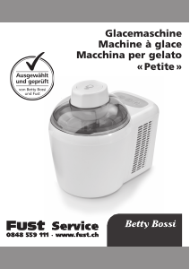 Manuale Betty Bossi Petite Macchina del gelato