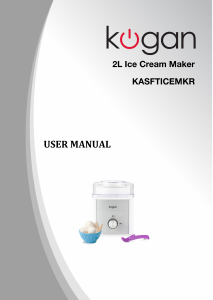 Manual Kogan KASFTICEMKR Ice Cream Machine