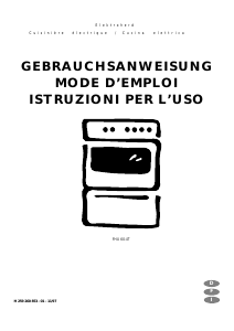 Mode d’emploi Electrolux FHU60-4T Cuisinière