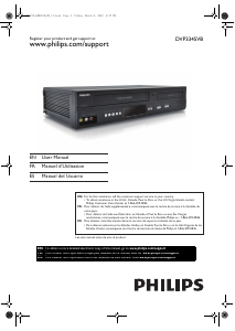 Mode d’emploi Philips DVP3345VB Combi DVD-vidéo
