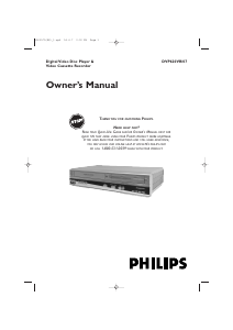 Manual Philips DVP620VR DVD-Video Combination