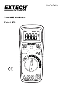 Handleiding Extech 430 Multimeter