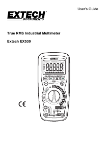 Manual Extech EX530 Multimeter