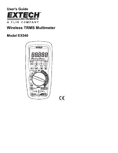 Manual Extech EX540 Multimeter