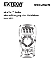 Handleiding Extech MN35 Multimeter