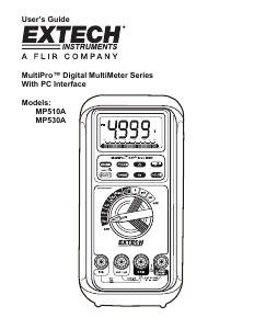 Manual Extech MP530A Multimeter