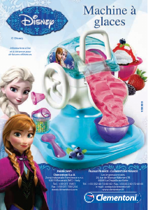 Mode d’emploi Clementoni 15317 Disney Frozen Machine à glace