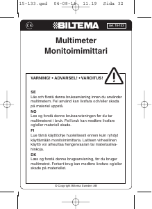 Bruksanvisning Biltema 15-133 Multimeter