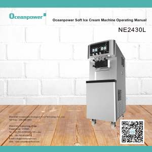 Manual Oceanpower NE2430L Ice Cream Machine