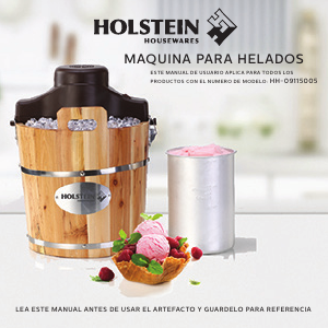 Manual Holstein HH-09115005 Ice Cream Machine