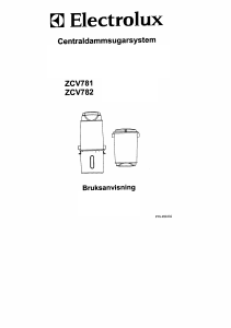 Bruksanvisning Electrolux ZCV782 Dammsugare