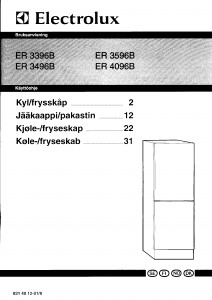 Brugsanvisning Electrolux ER3496B Køle-fryseskab