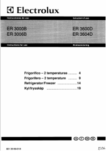 Manuale Electrolux ER3604D Frigorifero-congelatore