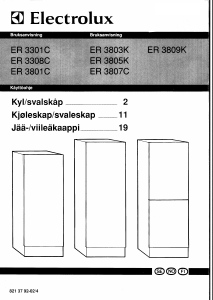 Bruksanvisning Electrolux ER3807C Kyl-frys