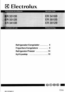 Manuale Electrolux ER3912B Frigorifero-congelatore