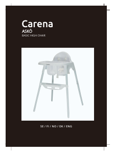 Manual Carena ASKO Baby High Chair