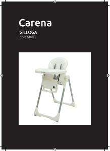 Manual Carena GILLOGA Baby High Chair