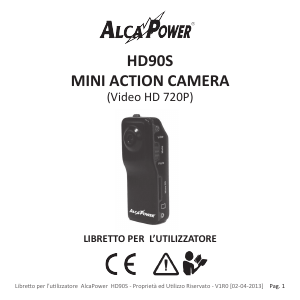 Manuale AlcaPower HD90S Action camera