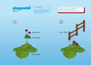Manual de uso Playmobil set 4457 Easter Conejo con cervatilllo