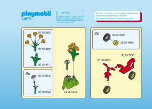 Manual de uso Playmobil set 4458 Easter Conejito de la primera Escuela