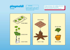 Manuale Playmobil set 4459 Easter Lezione di scienze