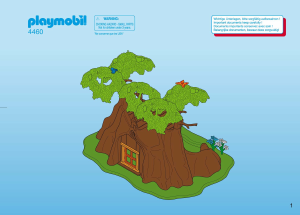 Manual Playmobil set 4460 Easter Bunny treehouse