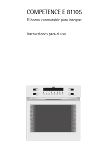 Manual de uso AEG E81105-B Cocina