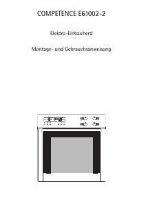 Bedienungsanleitung AEG E61002-2-M Herd